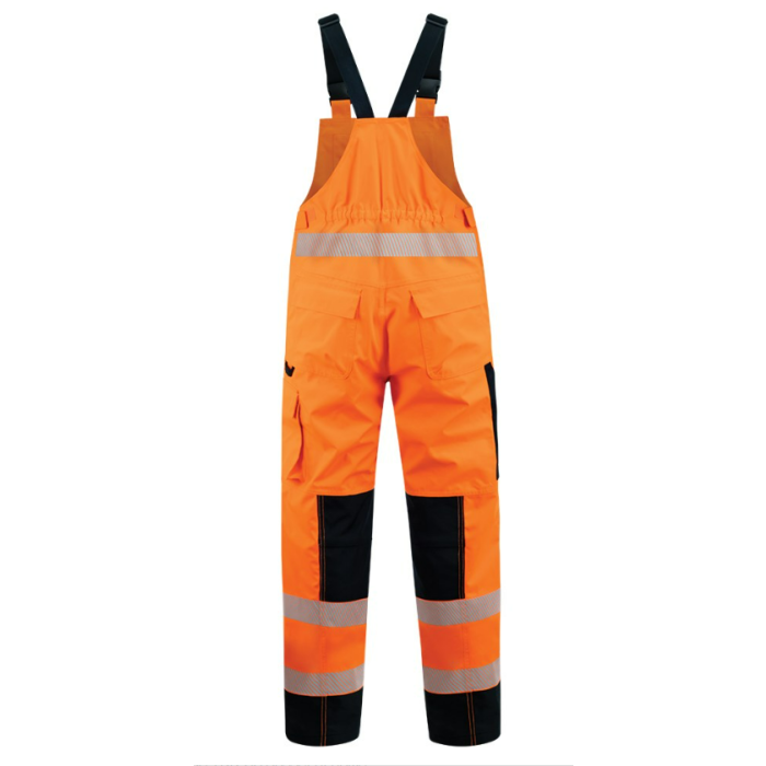 HR18-Orange/Black Extreme Bib Overtrouser