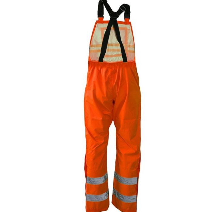 HR4090-Orange StormPro Hi vis Bib Over Trouser