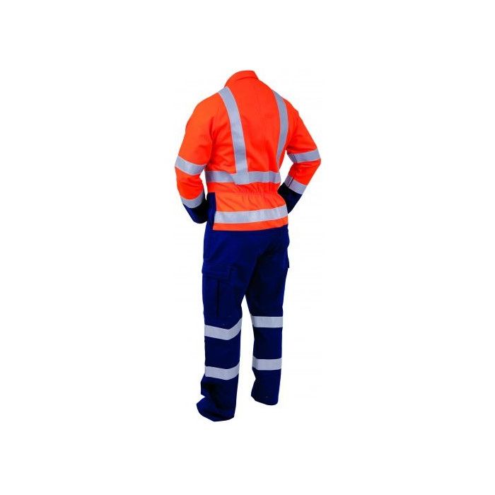 OA-FTPCOLT-Orange/Navy Protex Overall