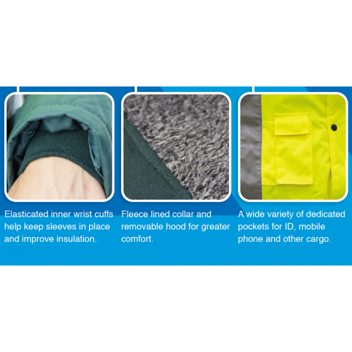 PE103-Spruce/yellow, Freezer Jacket