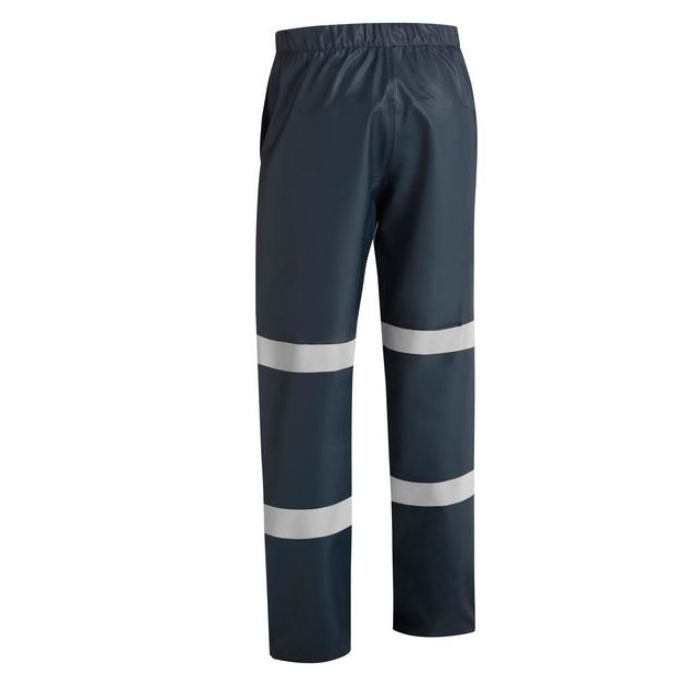 RF6936T-Navy STRETCH PU Rain Overtrouser