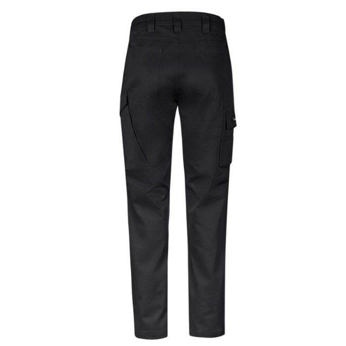 T230-Black, Mens Essential Basic Stretch Cargo Pant