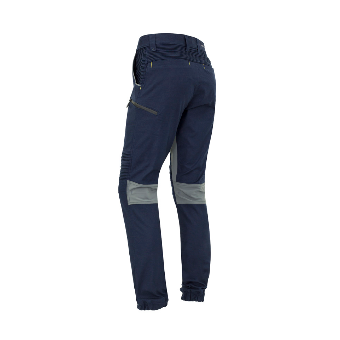 T340 - Navy Syzmik Mens Streetworx Stretch Pant - Cuffed