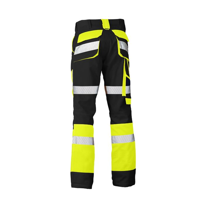 T6412 - Black/Yellow Bisley Taped Biomotion Two Tone Pants