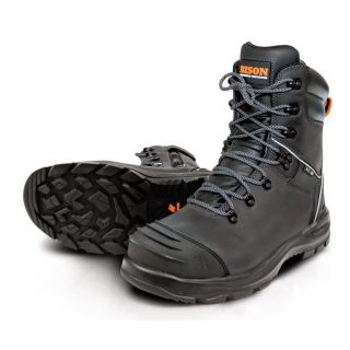 FA100 Bison XT Lace up - Zip Side Safety Boot 