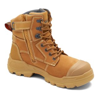 FB9090 Blundstone Uisex Rotoflex Lace Up Safety Boot with Zip-Penetration resistant