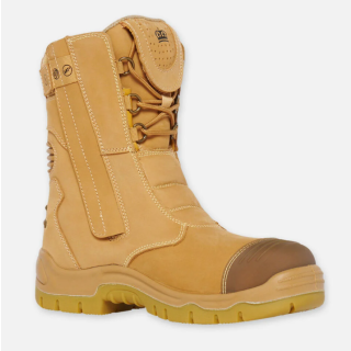 FK271W-Wheat, King Gee Bennu Rigger Steel Toe Safety Work Boots