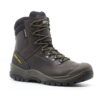 FS726BR - Brown Monza Zip Lace Up Safety Boot