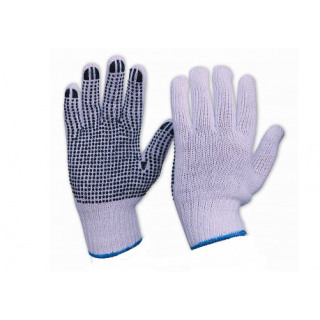 GK120 Glove, Poly Cotton with dots