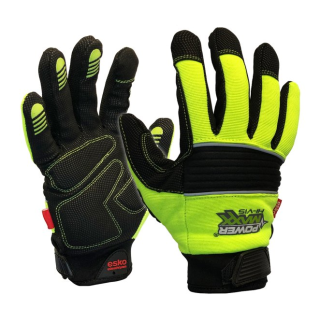 GS740 Esko Powermaxx Hi-Vis Mechanics Glove