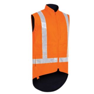 HJ6-Orange, Hi vis long sleeve TTMC-W17 Polar fleece jumper