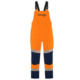 HR122053-Orange, Bison Bib Trouser Stamina Eco Day/Night