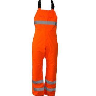 HR4090-Orange StormPro Hi vis Bib Over Trouser