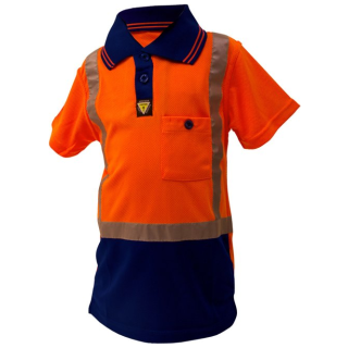 HS1226-Yellow, L/S Microfibre STMS Polo