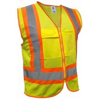 HV1511 Yellow/Orange, Esko D/N X-back Safety Vest