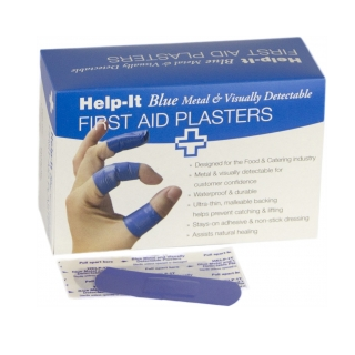 MF190 Blue metal detectable plasters