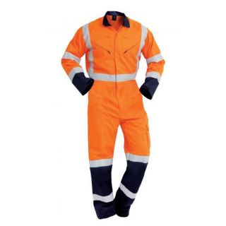 OA-CTPCOLW-Orange/Navy Protex Overall