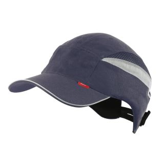 PF106E-Navy Bump cap long peak