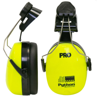 PH409 Python Slimline Hi Vis Hard Hat Earmuff