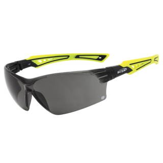 PS860Y - Smoke Scope Bionix Hi Vis Green/Black Temple Titanium Safety Spec
