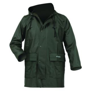 RP200-Green Heavy Duty TURU PVC Rainwear - Parka