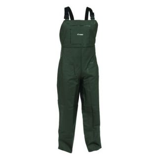 RP202-Green Heavy Duty TURU PVC Rainwear - Bib Overtrousers
