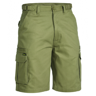 T1007-Khaki, Bisely ORIGINAL 8 POCKET MENS CARGO SHORT