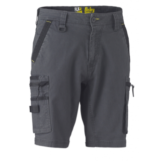 T1330-Charcoal, FLEX & MOVE™ STRETCH UTILITY ZIP CARGO SHORT