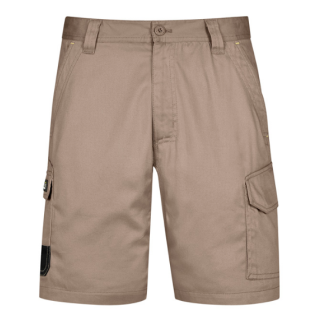 T550 - Khaki Syzmik Mens Streetworx Tough Short
