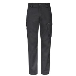 T230-Charcoal, Mens Essential Basic Stretch Cargo Pant