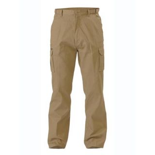 T6007-Khaki, Bisely 8 Pocket Mens Cargo Pant