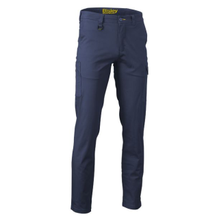 T6008 - Black Bisley Stretch Cotton Drill Cargo Pants