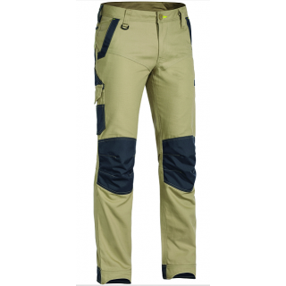 T6130-Khaki/Black, Bisely FLEX & MOVE™ STRETCH PANT