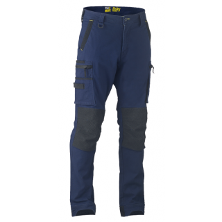 T6330-Navy, FLEX & MOVE™ STRETCH UTILITY ZIP CARGO PANT