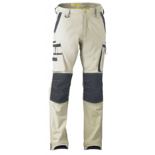 T6330-Stone, FLEX & MOVE™ STRETCH UTILITY ZIP CARGO PANT