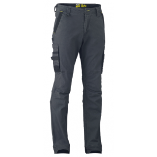 T6330-Charcoal, FLEX & MOVE™ STRETCH UTILITY ZIP CARGO PANT