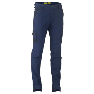 T6331-Navy, Flex & Move™ Stretch Utility Zip Cargo Pant