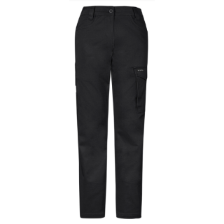T730 - Black Syzmik Womens Essential Basic Stretch Cargo Pant