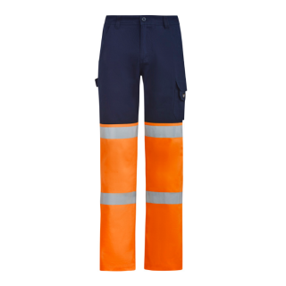 T980 - Orange/Navy Mens Bio Motion Hi Vis Taped Pant