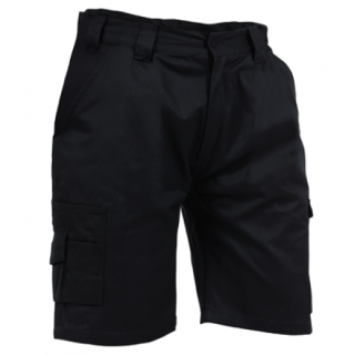 TE-SRBCOCG-Black TWZ Industry Cargo Short 310g Cotton