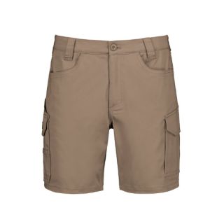 TS235 -Khaki, Mens Essential Stretch Cargo Short