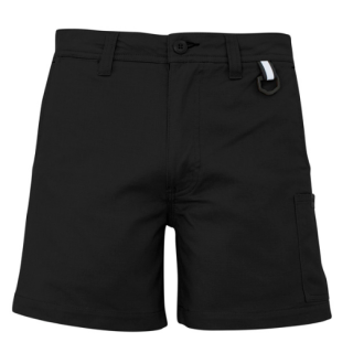 TS507 - Black Syzmik Mens Rugged Cooling Short Short