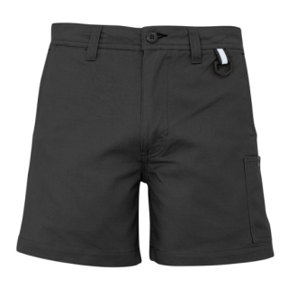 TS507 - Charcoal Syzmik Mens Rugged Cooling Short Short