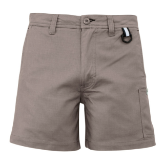 TS507 - Khaki Syzmik Mens Rugged Cooling Short Short