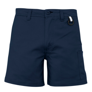 TS507 - Navy Syzmik Mens Rugged Cooling Short Short