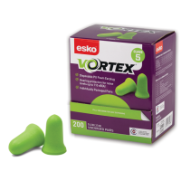 PH195 Esko Vortex Earplugs Green Uncorded