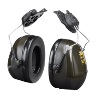PH310 3M™ PELTOR™ Earmuff H7P3E 290, Cap/Hard Hat Attached Earmuffs