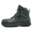FA101B-Black Bison XT Lace up - Zip Side Safety Boot