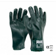 GR927 Green PVC gauntlet