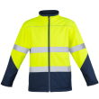 HJ353 - Yellow/Navy Syzmik Unisex Hi Vis Softshell Jacket